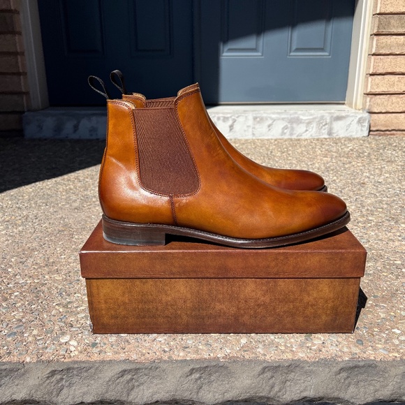 Berwick 1707 Chelsea Boots UK 11.5 w/ Shoe Trees - Picture 1 of 10